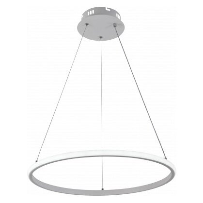 LED Pendant Lamp, 30W, White, Dimmable, Remote Control, CCT