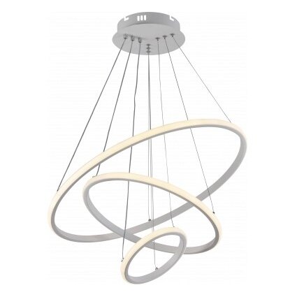 LED Pendant Lamp, 78W, White, Dimmable, Remote Control, CCT 2