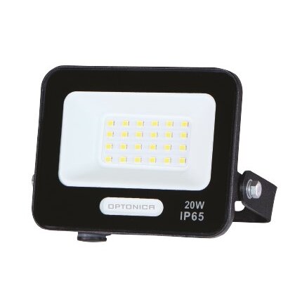 LED prožektorius, juodas, 90Lm/W, 20W, neutrali balta šviesa LED prožektorius, juodas, 90Lm/W, 20W, neutrali balta šviesa