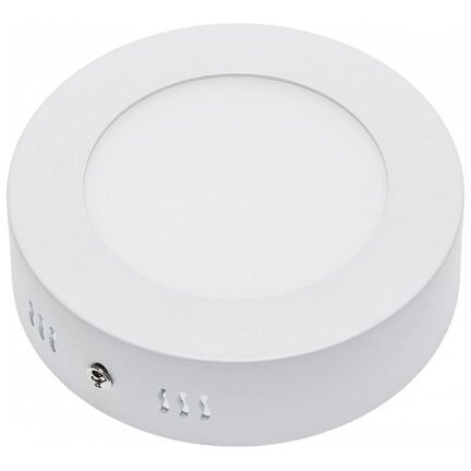 LED Surface Panel, Round, 6W, Neutral Light