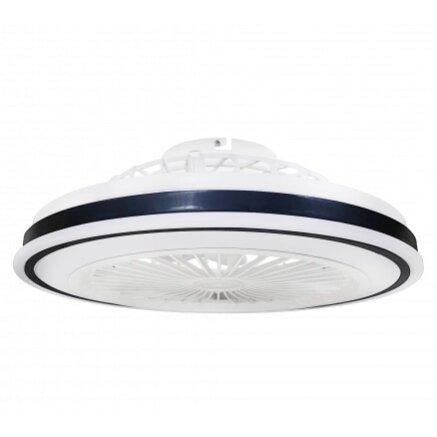 LED lubų šviestuvas/ventiliatorius, 36W, CCT šviesa, baltas/juodas, nuotolinis valdymas LED lubų šviestuvas/ventiliatorius, 36W, CCT šviesa, baltas/juodas, nuotolinis valdymas