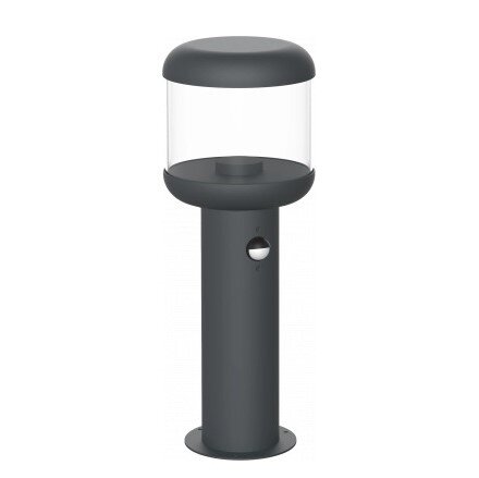 LED Lawn Lamp, E27, IP54, PIR Sensor, 35cm