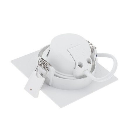 LED šviestuvas, kvadratinis, pasukamas, 5W, šalta balta šviesa 2 LED šviestuvas, kvadratinis, pasukamas, 5W, šalta balta šviesa 2