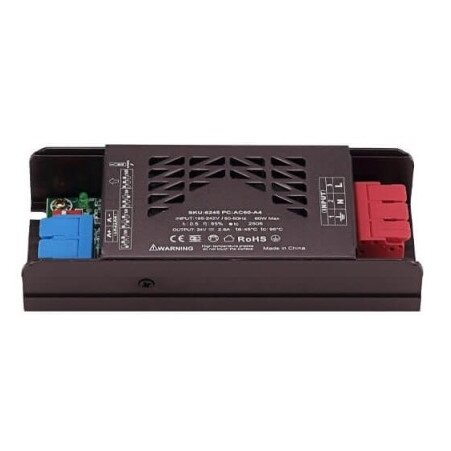 LED juostos maitinimo šaltinis, 60W, 24V, 2.5A, tylus 1