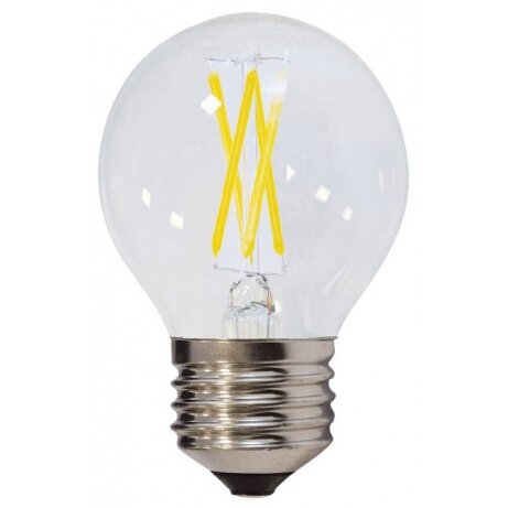 LED Bulb E27 G45 4W, Clear, Neutral Light