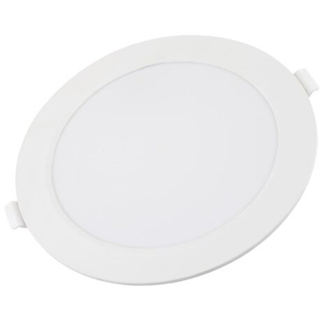 LED mini panelė, plona, foninė, apvali, 6W, šilta balta šviesa LED mini panelė, plona, foninė, apvali, 6W, šilta balta šviesa