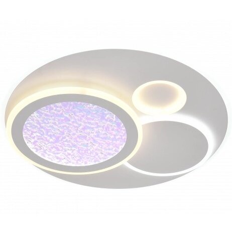 LED Ceiling Light, 84W, White/Gray, CCT Light, Remote Control