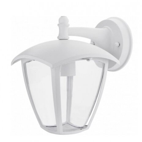 LED Wall Light, Down, Matt White 1