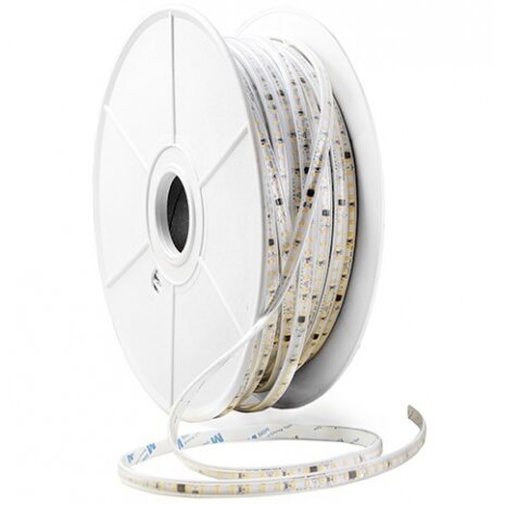 LED juosta, 9W/m, 900Lm/m, 220V, neutrali balta šviesa LED juosta, 9W/m, 900Lm/m, 220V, neutrali balta šviesa