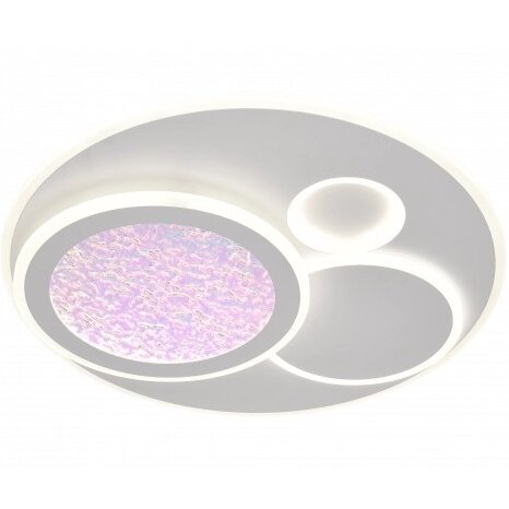 LED Ceiling Light, 84W, White/Gray, CCT Light, Remote Control 1