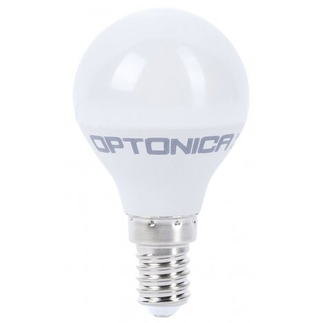 LED lemputė E14 G45 5.5W, neutrali balta šviesa
