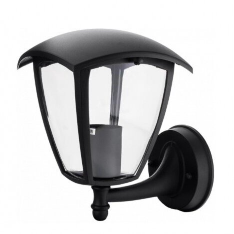 LED sieninis Up šviestuvas, matinis juodas 1