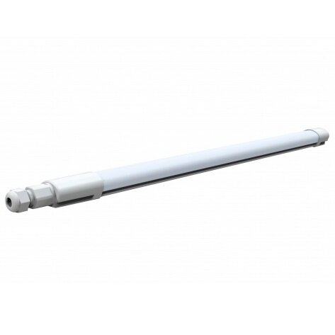 LED Batten Fixture, 45W, White Light, IP65, Linkable