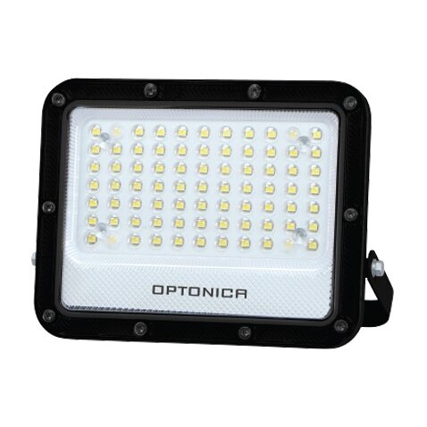 LED prožektorius, juodas, 100Lm/W, 50W, neutrali balta šviesa