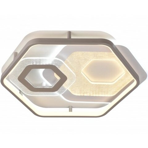 LED Ceiling Light, 84W, White/Grey, CCT Light, Remote Control 2