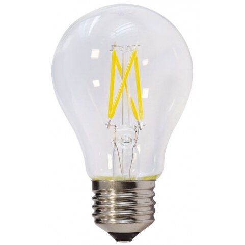 LED lemputė E27 A60 4W, šilta balta šviesa