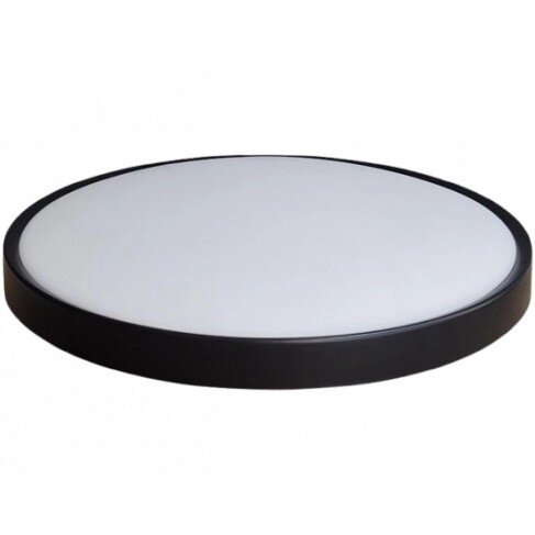 LED lubų šviestuvas, 18W+6W, juodas, CCT šviesa