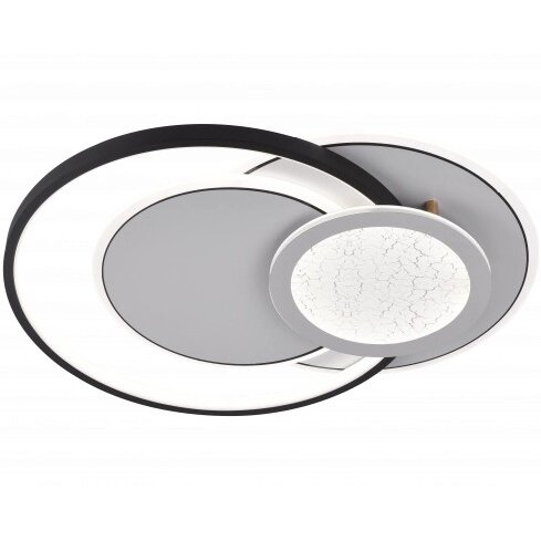 LED Ceiling Light, 84W, White/Black, CCT Light, Remote Control