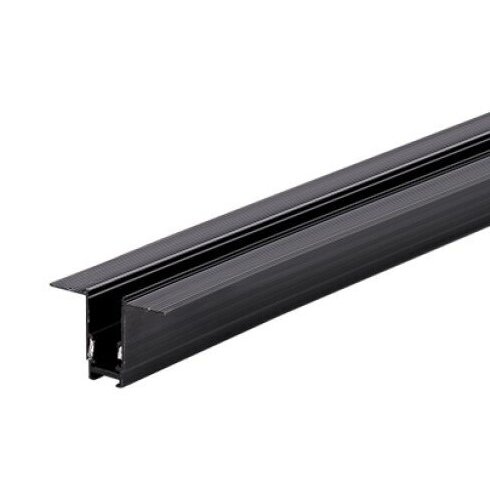 LED Magnetic Track System R15, width 1.9cm, Built-In, Black, length 1m
