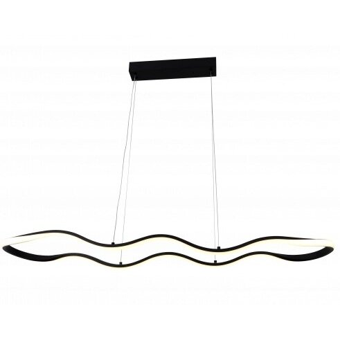 LED Pendant Lamp, 24W, Sand Black, Warm Light