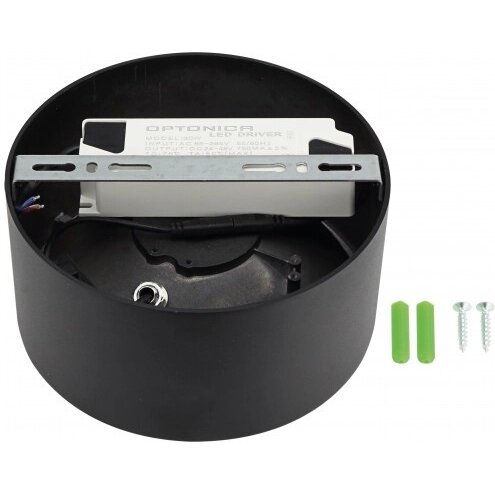 LED Downlight, 30W, Round, Rotatable, Black, CCT 1