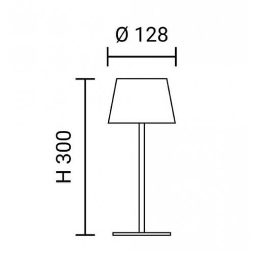 LED Rechargeable Solar Table Lamp, 2.5W, Chrome 4