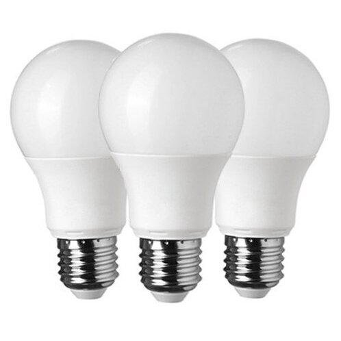 LED Bulb E27 A60 8.5W, 3pcs/pack, Neutral Light