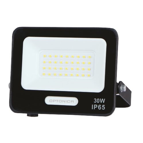 LED prožektorius, juodas, 90Lm/W, 30W, šilta balta šviesa LED prožektorius, juodas, 90Lm/W, 30W, šilta balta šviesa