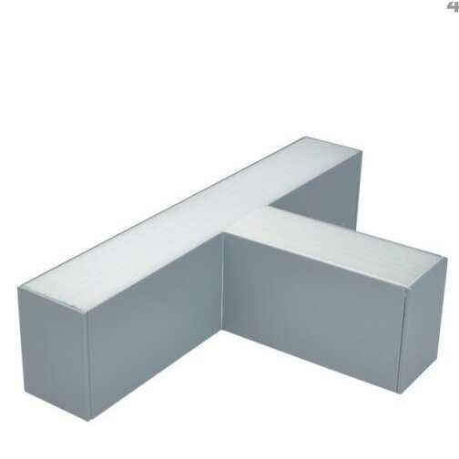 LED linijinis T sujungimas, 15W, sidabrinis, plonas, neutrali balta šviesa 2 LED linijinis T sujungimas, 15W, sidabrinis, plonas, neutrali balta šviesa 2