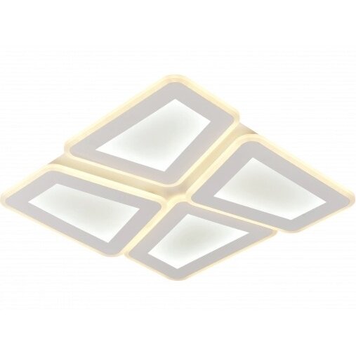 LED Ceiling Light, 128W, White/Grey, CCT Light, Remote Control