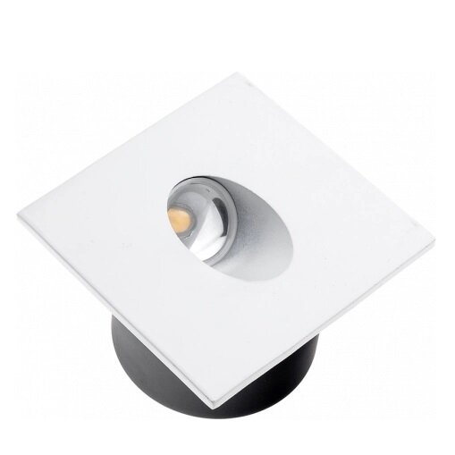 LED Step Light, Square, White, 3W, Round, Neutral Light 1