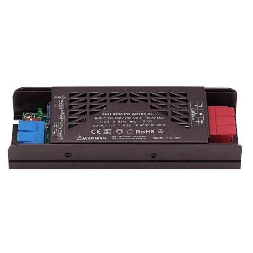 LED Strip Power Supply, 100W, 12V, 8.3A, Noiseless 1