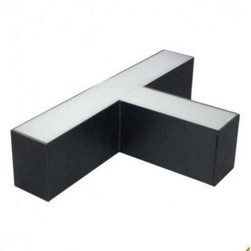 LED linijinis T sujungimas, 15W, juodas, plonas, neutrali balta šviesa 2