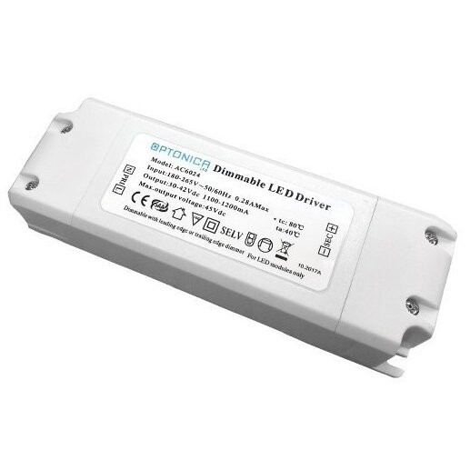 LED Dimmable Driver, 30-42V, 36W, For Panel, 2701-2719