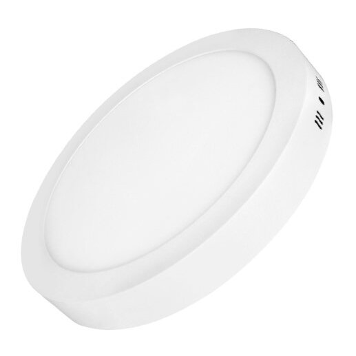 LED Backlit Surface Mini Panel, Round, 12W, Neutral Light