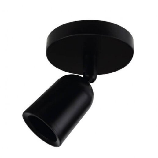 LED Spotlight Fixture, Plastic, Black 1