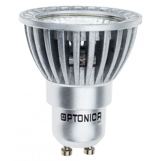 LED Spot GU10 4W, Silver, White Light