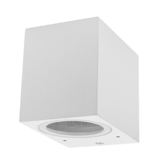 LED Wall Lamp, White, Square, 1 Socket, Max 35W 1