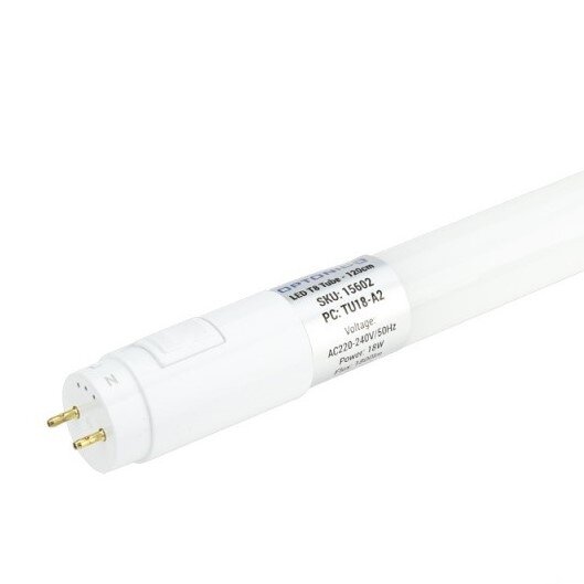 LED lempa T8 18W, stiklinė, CCT 1