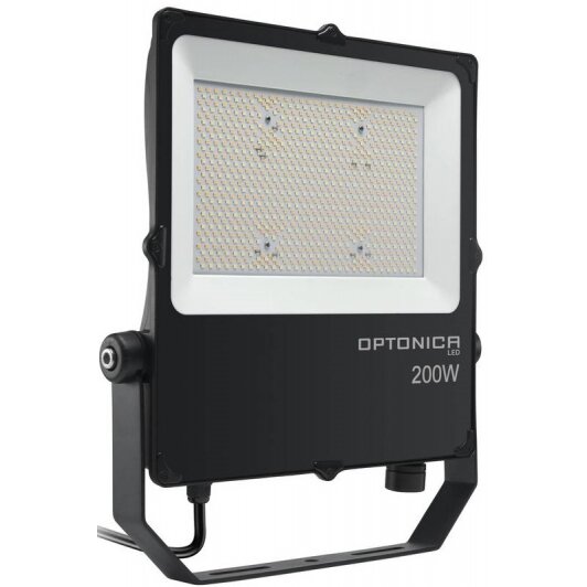 LED prožektorius, juodas, 200W, CCT 3000K-6000K