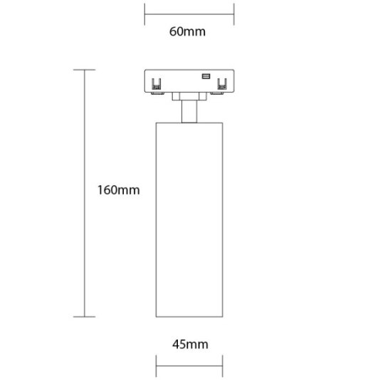 LED Magnetic Spot Floodlight M05, 48V, 15W, Warm Light 1