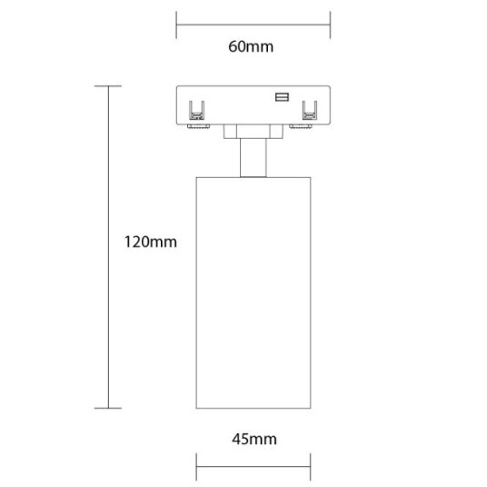 LED Magnetic Spot Floodlight M05, 48V, 12W, Warm Light 1