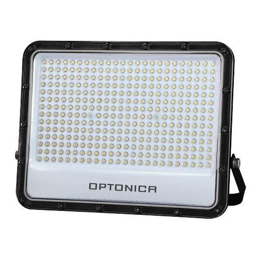 LED prožektorius, juodas, 140Lm/W, 200W, neutrali balta šviesa
