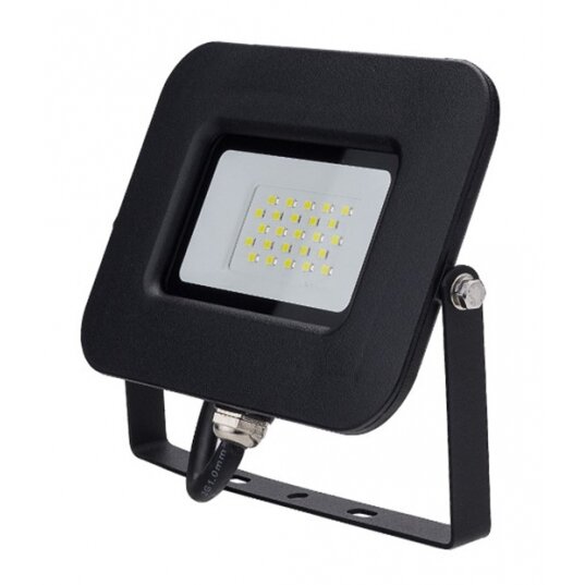LED prožektorius, juodas, Premium Line, 5 metai garantija, 20W, šalta balta šviesa LED prožektorius, juodas, Premium Line, 5 metai garantija, 20W, šalta balta šviesa