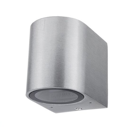 LED Wall Lamp, Polished Metal, 1 Socket, Max 35W 1