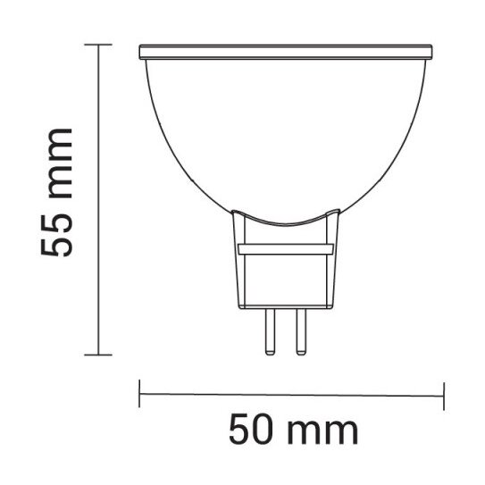 LED lemputė MR16 6W, neutrali balta šviesa 2