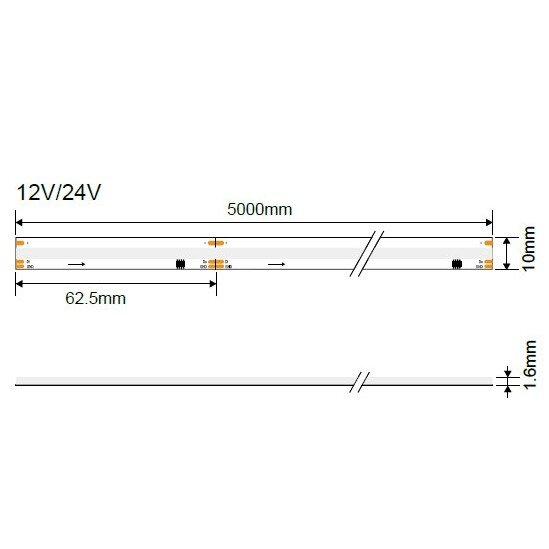 LED Strip Magic Neon 16W/m, 1100Lm/m, 24V, RGB 1