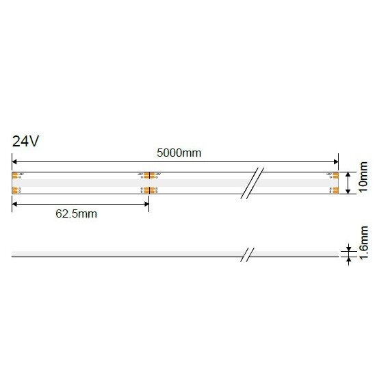 LED Strip 14W/m, 24V, RGB 1