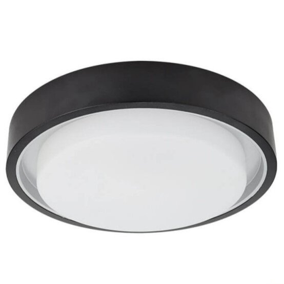 LED Outdoor Ceiling Light, Black, 30W, Warm Light 1