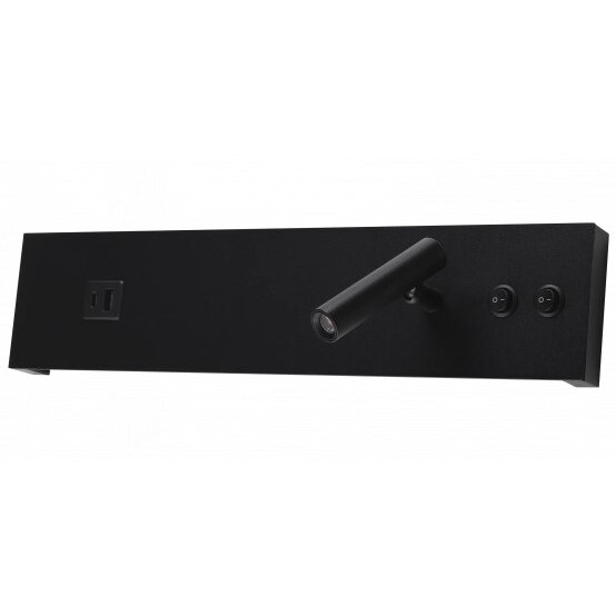 LED sieninis šviestuvas, 11W, ON/OFF jungiklis, USB, juodas, neutrali balta šviesa LED sieninis šviestuvas, 11W, ON/OFF jungiklis, USB, juodas, neutrali balta šviesa